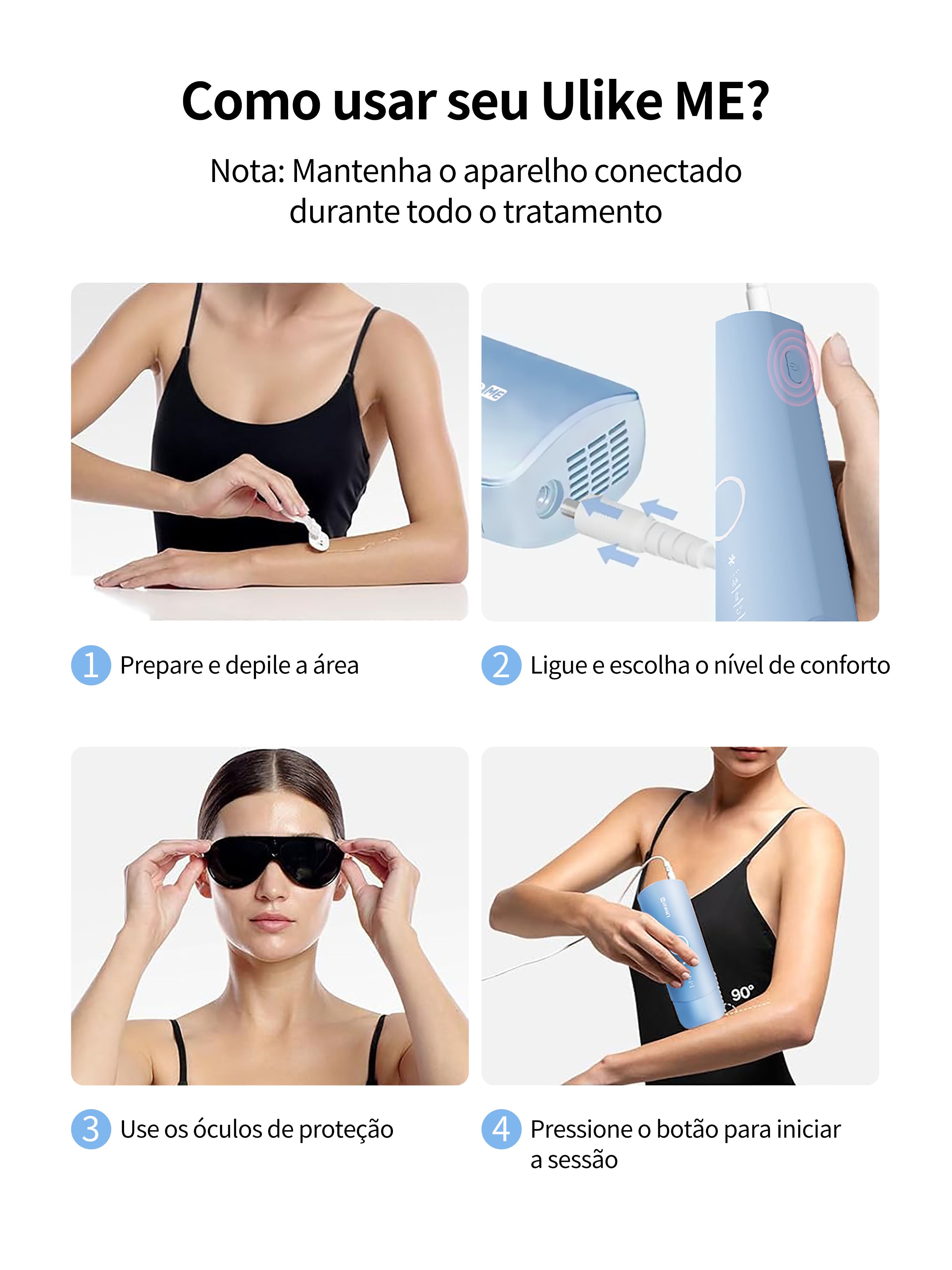 Ulike ME - Novo Depilador IPL Luz Pulsada